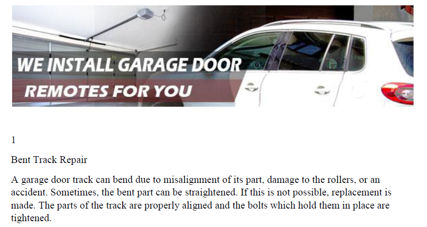 Glossary - Garage Door Service Palos Hills
